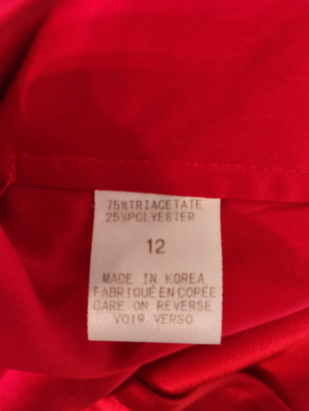 Elie Tahari Red Gown Sz 12 - Picture 8 of 10